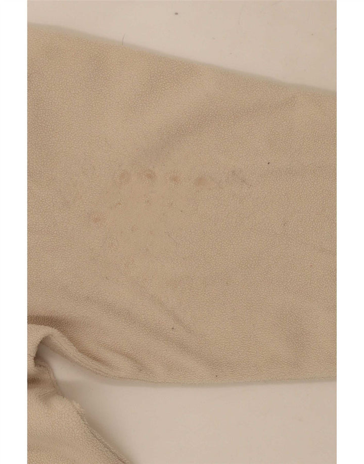 Asics Γυναικείο φερμουάρ Fleece Jumper UK 16 Large Off White Polyester