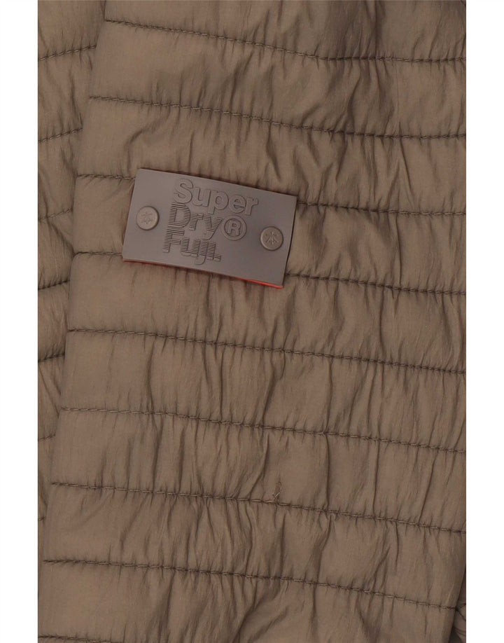 Superdry γυναικείο μπουφάν με επένδυση UK 6 XS Khaki Nylon