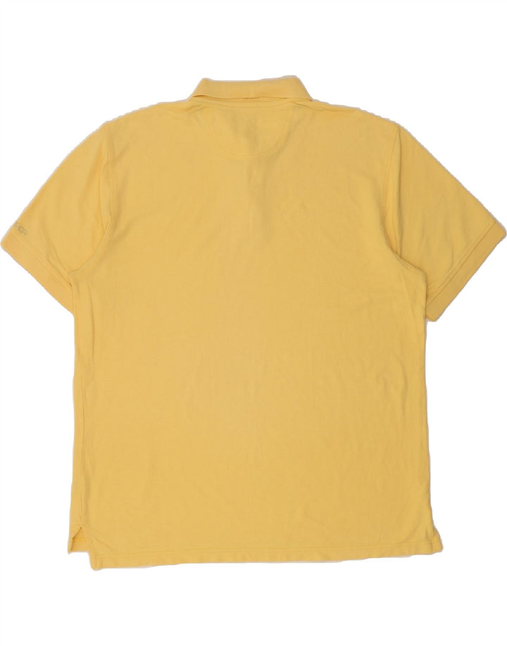 IZOD Mens Polo Shirt XL Yellow Cotton Vintage Izod and Second-Hand Izod from Messina Hembry 