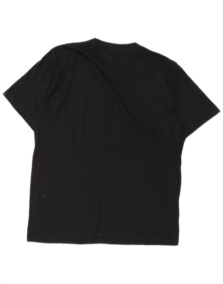 Ανδρικό T-Shirt Reebok Top μεγάλο μαύρο βαμβακερό