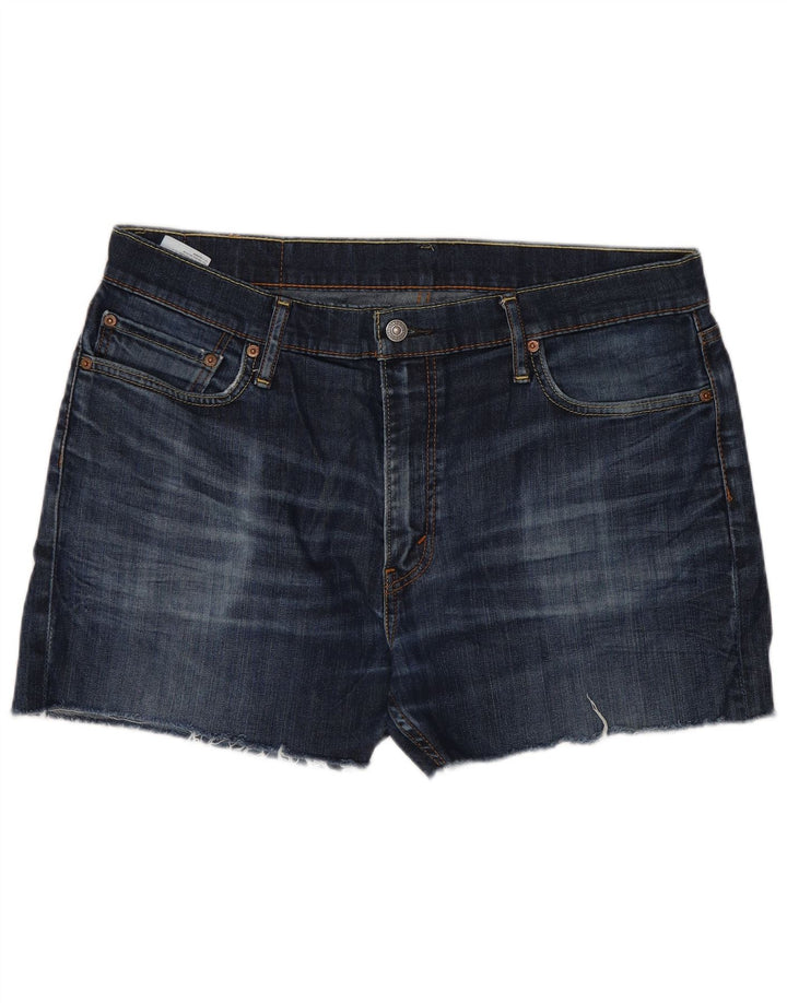 Ανδρικό τζιν σορτς Levi's 504 W36 μεγάλο μπλε βαμβακερό