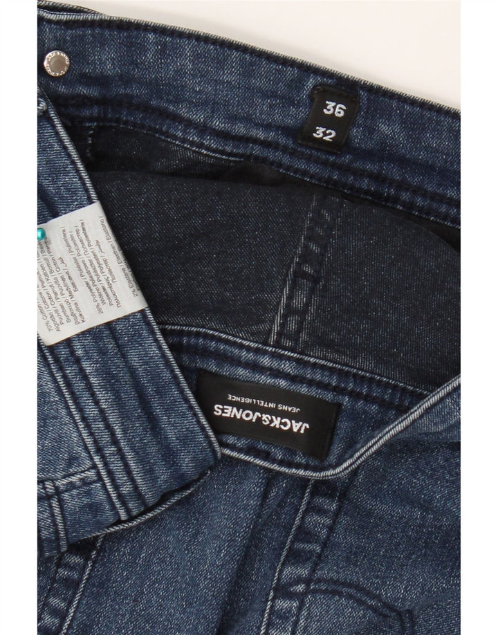 Jack & Jones Ανδρικό Slim Jeans W36 L32 Μπλε βαμβακερό