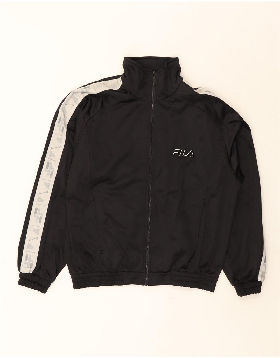 Γυναικεία φόρμα γραφικών Fila Top Jacket IT 42 Medium Black Colourblock