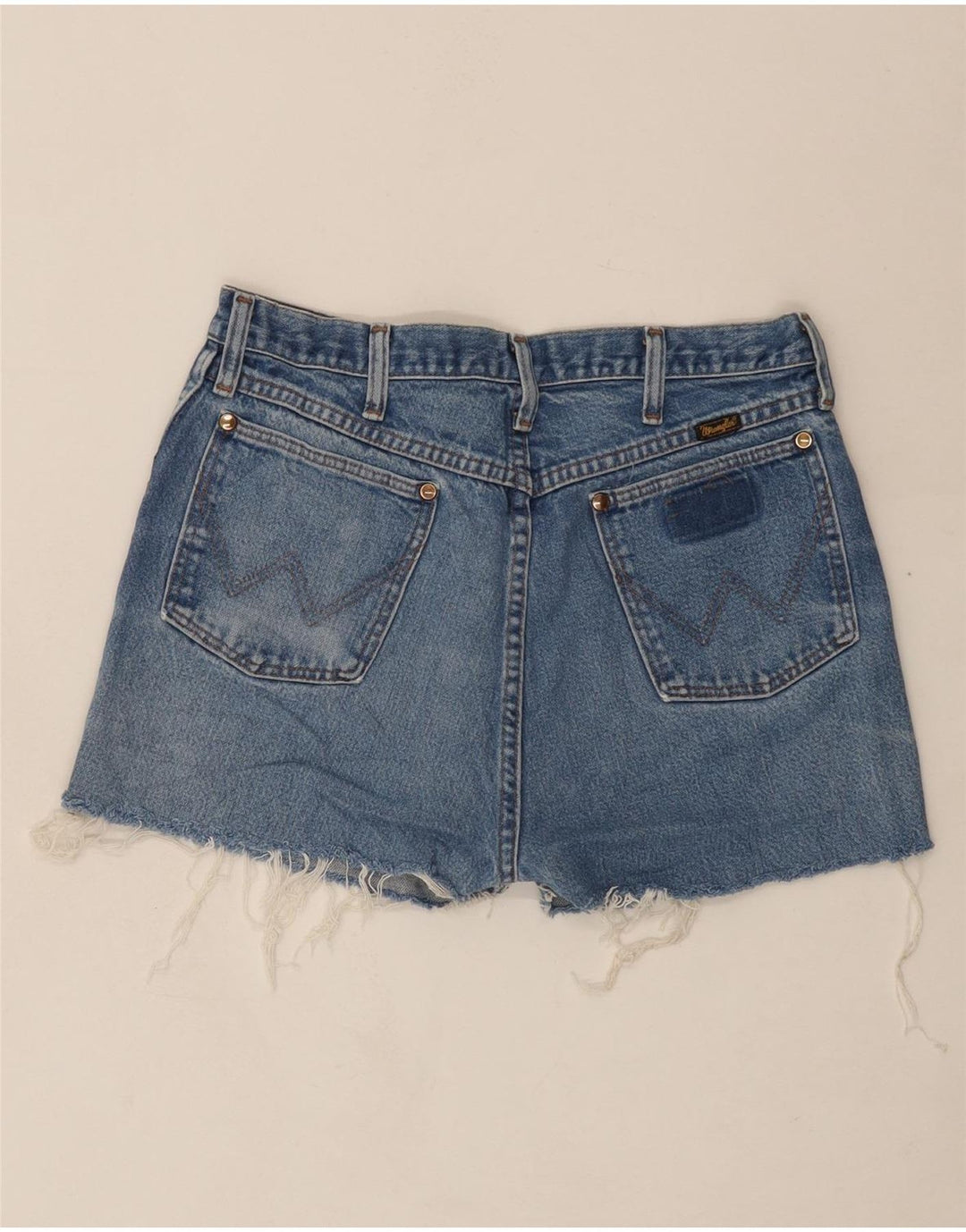 WRANGLER Womens Denim Shorts W30 Medium Blue Vintage Wrangler and Second-Hand Wrangler from Messina Hembry 