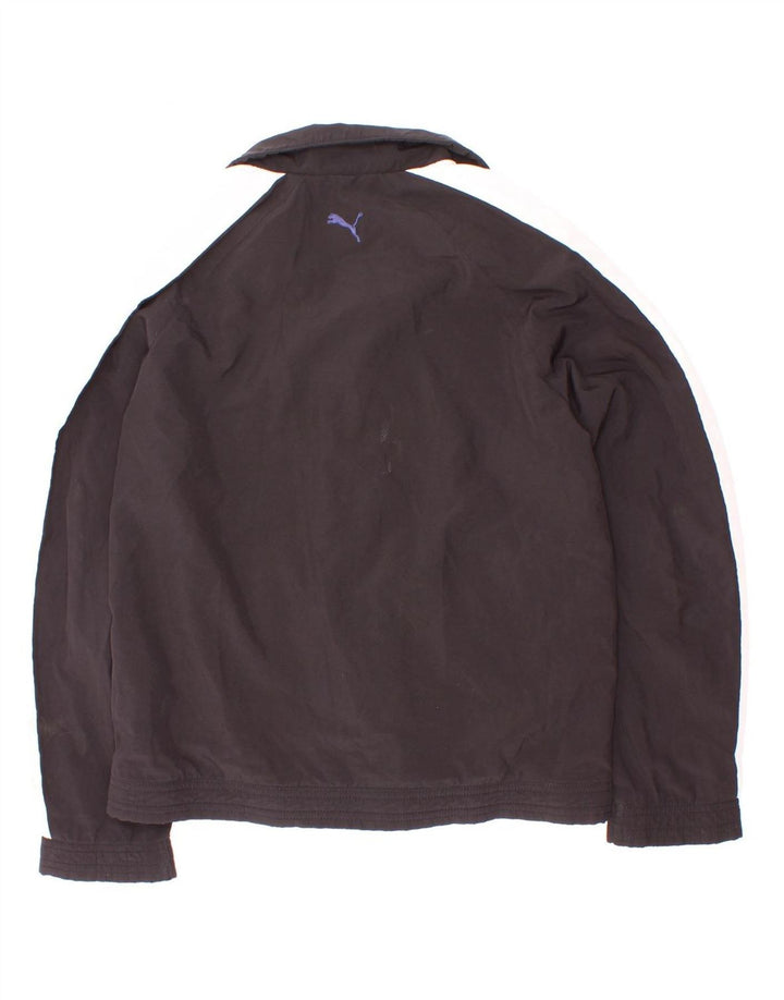 Puma Boys Graphic αθλητική φόρμα Top Jacket 9-10 Years Black Colourblock