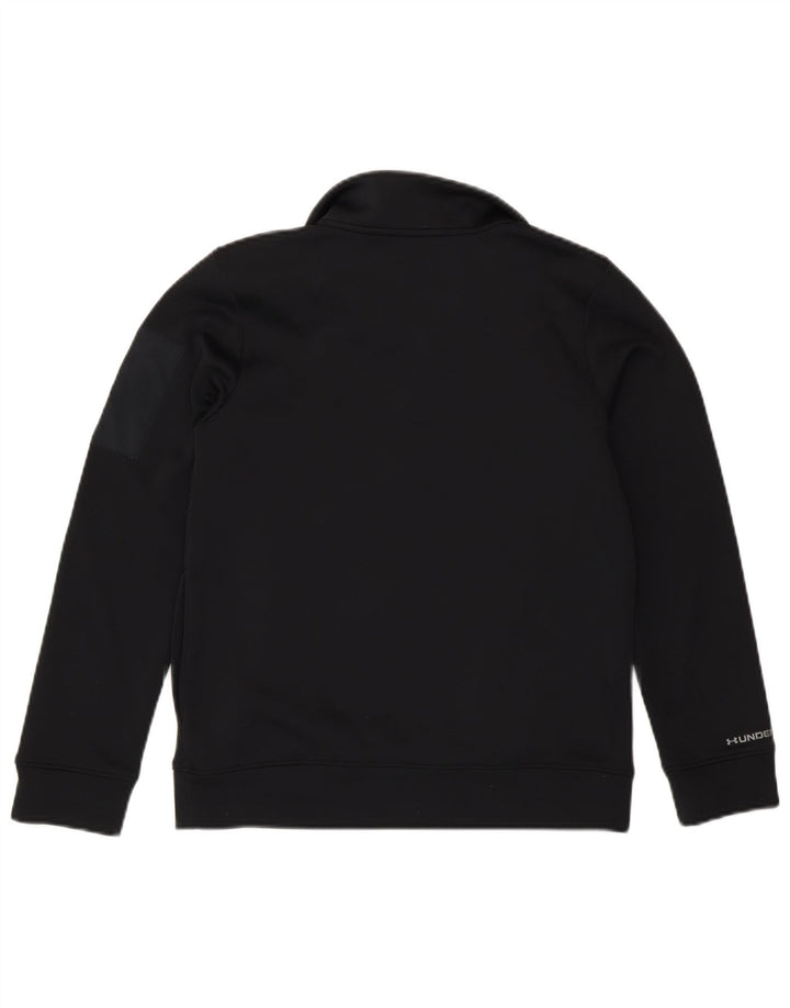 Under Armour Boys Φούτερ με φερμουάρ 9-10 ετών Μεσαίο μαύρο