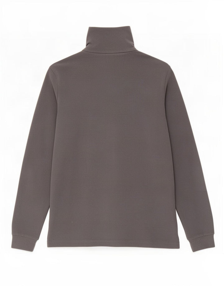 Lotto Ανδρικό φερμουάρ Fleece Jumper Μεγάλος Γκρι Πολυεστέρας