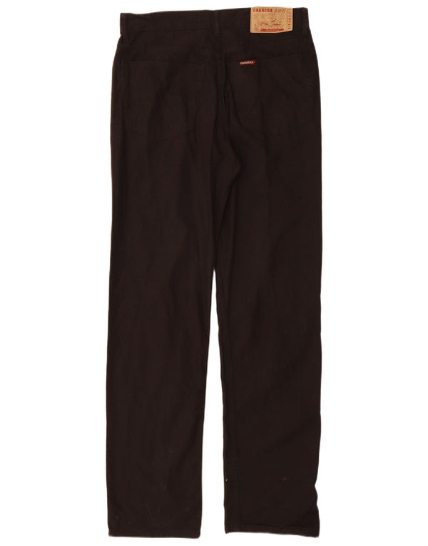 Ανδρικό ίσιο casual παντελόνι Carrera IT 48 Medium W33 L33 μαύρο βαμβακερό