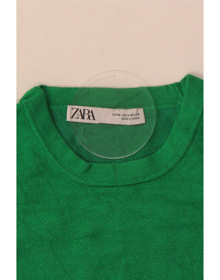 Zara Γυναικεία Μπλούζα Τοπ UK 12 Medium Green