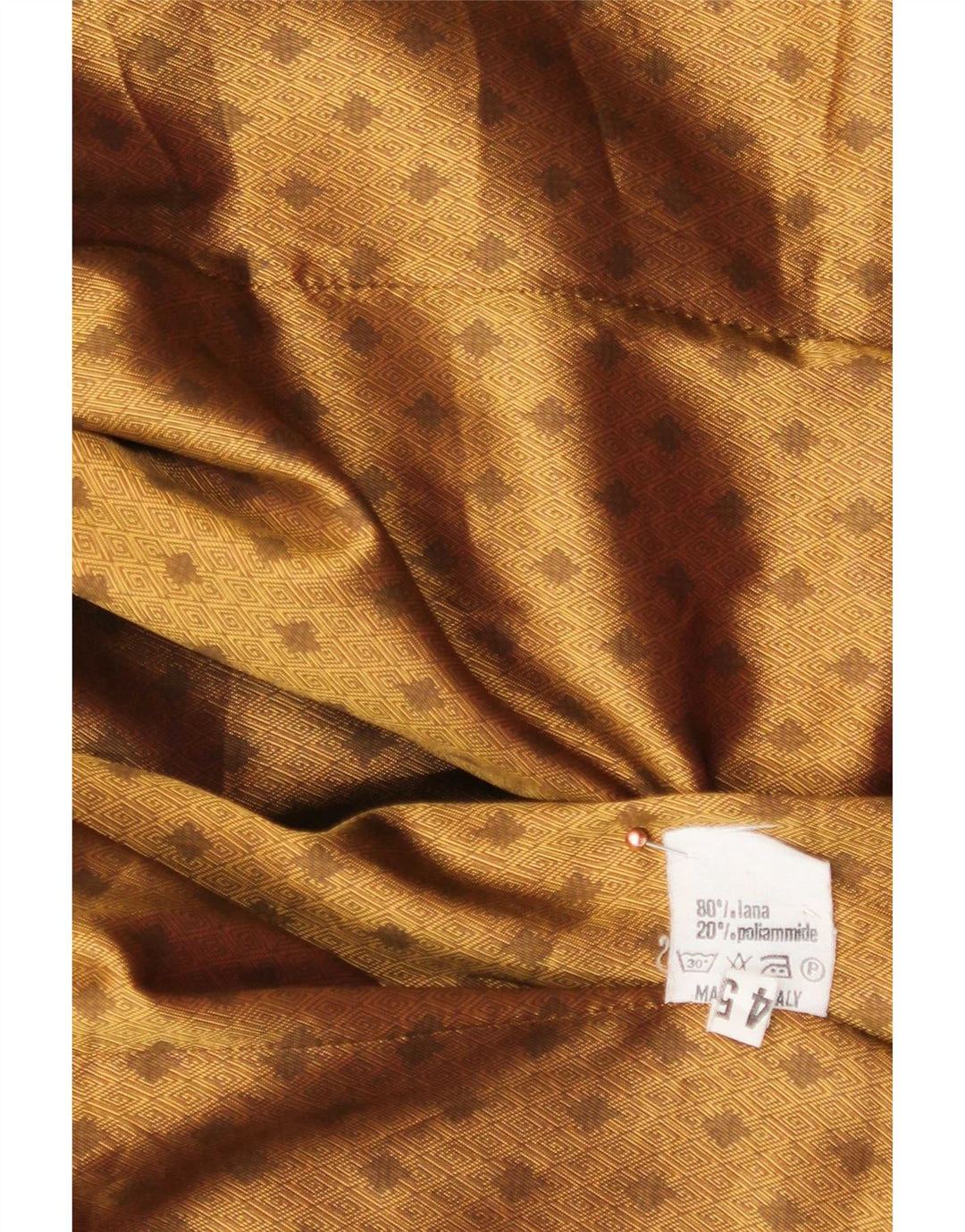 Zip Ανδρικό σακάκι 2 κουμπιών UK 36 Small Khaki Wool