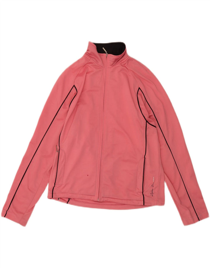 Brugi Γυναικεία αθλητική φόρμα Top Jacket UK 12 Medium Pink Polyester