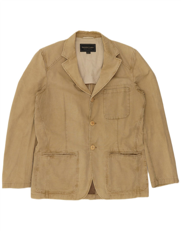 Marlboro Classics Ανδρικό σακάκι μπλέιζερ με 3 κουμπιά EU 50 Large Beige