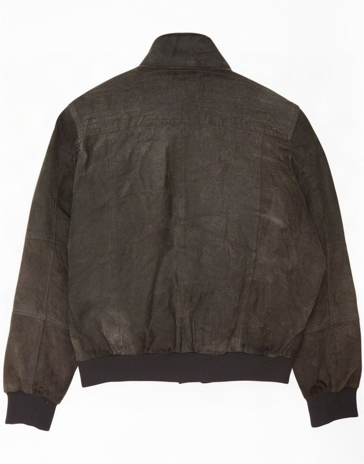 Ανδρικό Suede Bomber Jacket Conbipel IT 54 XL Πράσινο