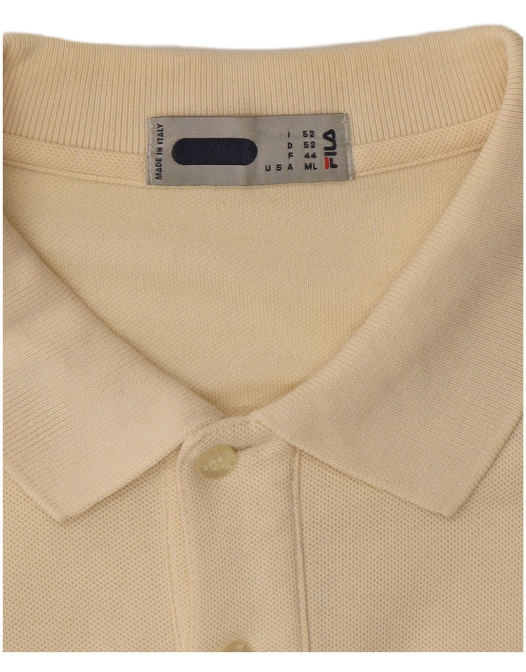 Ανδρικό μπλουζάκι πόλο FILA IT 52 μεγάλο κίτρινο