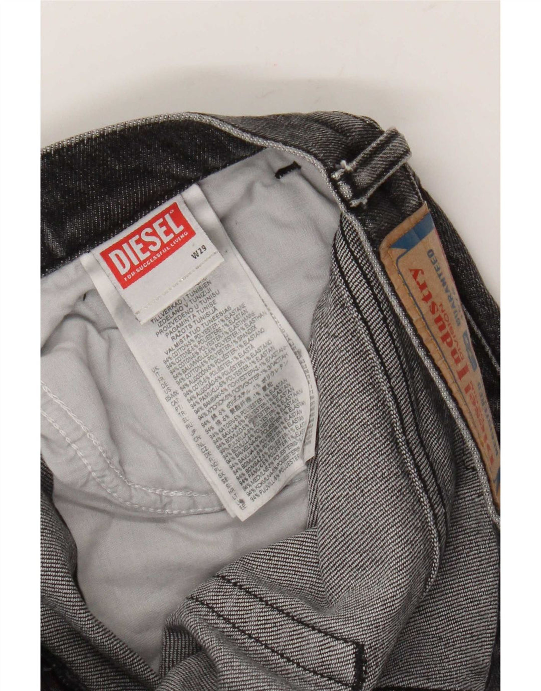Diesel Ανδρικό Slim Jeans W29 L31 Γκρι βαμβακερό