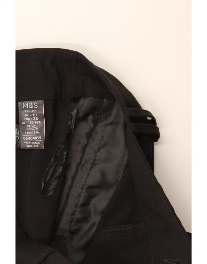 Marks & Spencer Γυναικεία Pencil Φούστα UK 10 Small W30 Black Polyester