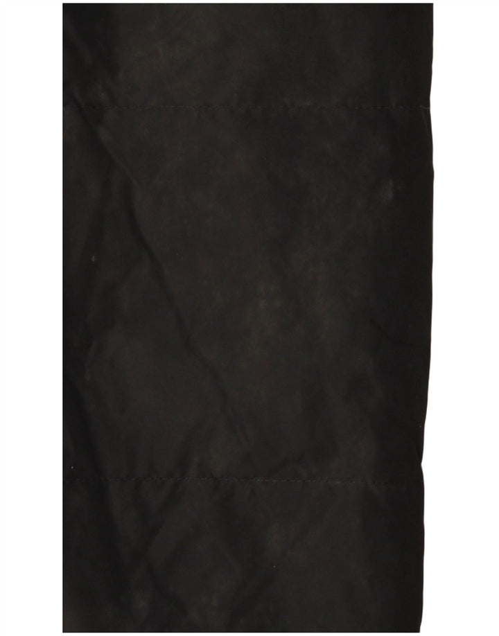 Μεγάλο μαύρο δέρμα Harmont & Blaine Ανδρικό padded Gilet UK 40