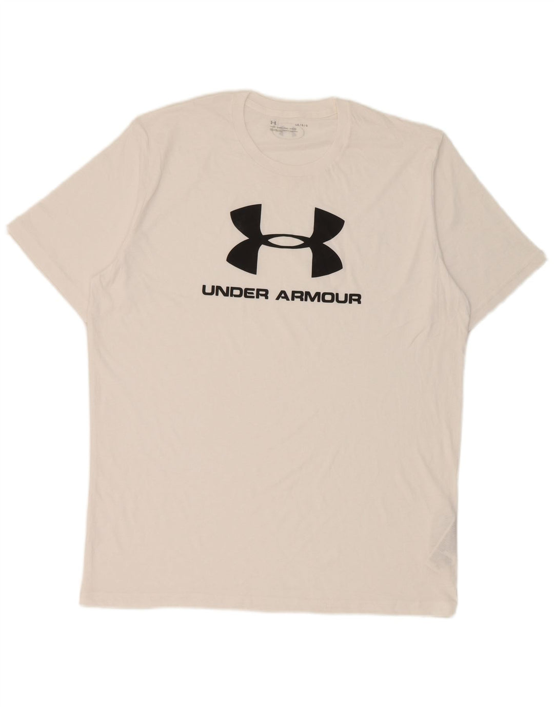 Under Armour Ανδρικό γραφικό T-Shirt Top μεγάλο λευκό βαμβακερό