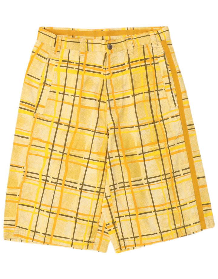 Ανδρικό σορτς Chino Oxbow Medium W30 Yellow Check
