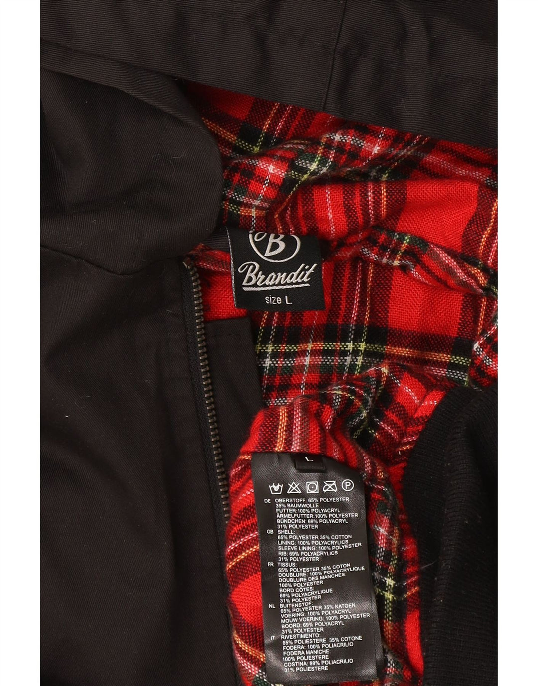 Brandit Γυναικείο Bomber Jacket UK 16 Large Black Polyester