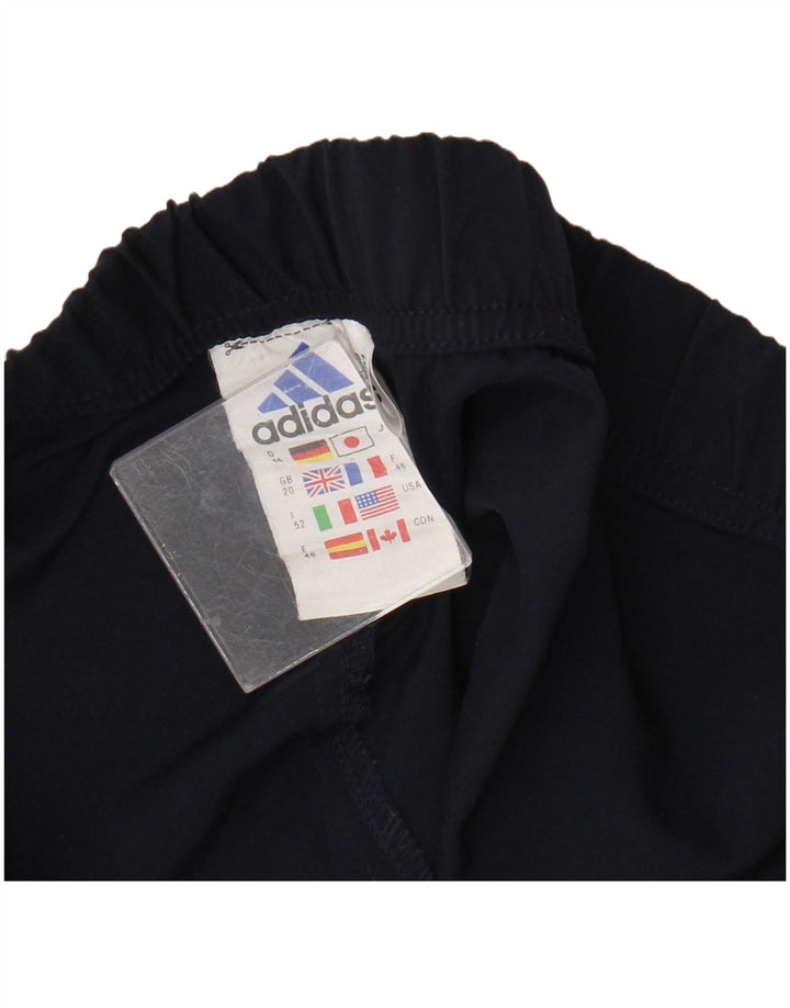 Adidas Γυναικεία φόρμα παντελόνι UK 20 2XL Μαύρο Πολυεστέρας