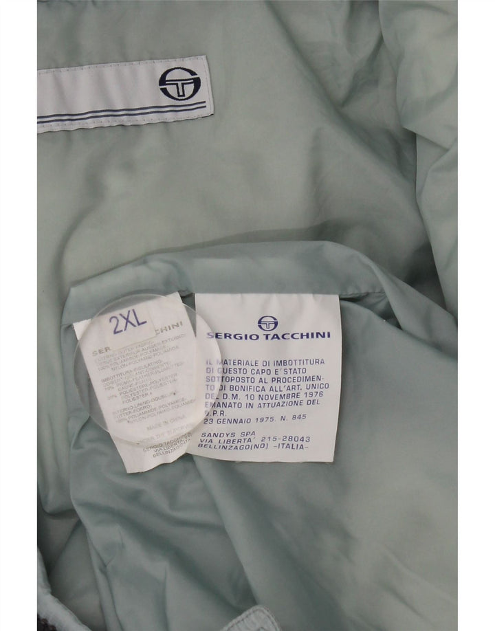 Sergio Tacchini Ανδρικό μπουφάν με επένδυση UK 44 2XL Blue Polyamide