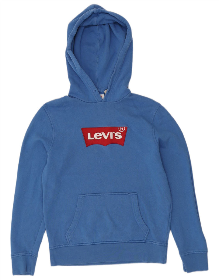 Ανδρικό γραφικό κουκούλα LEVI'S Μικρό μπλε βαμβακερό