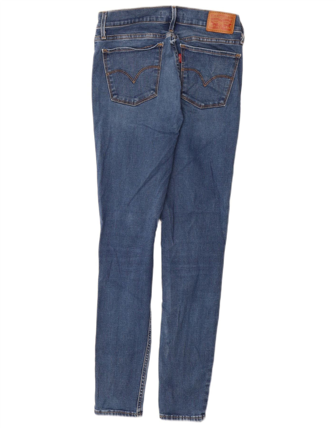 LEVI'S Γυναικείο 710 Super Skinny Jeans W26 L28 Μπλε Βαμβακερό