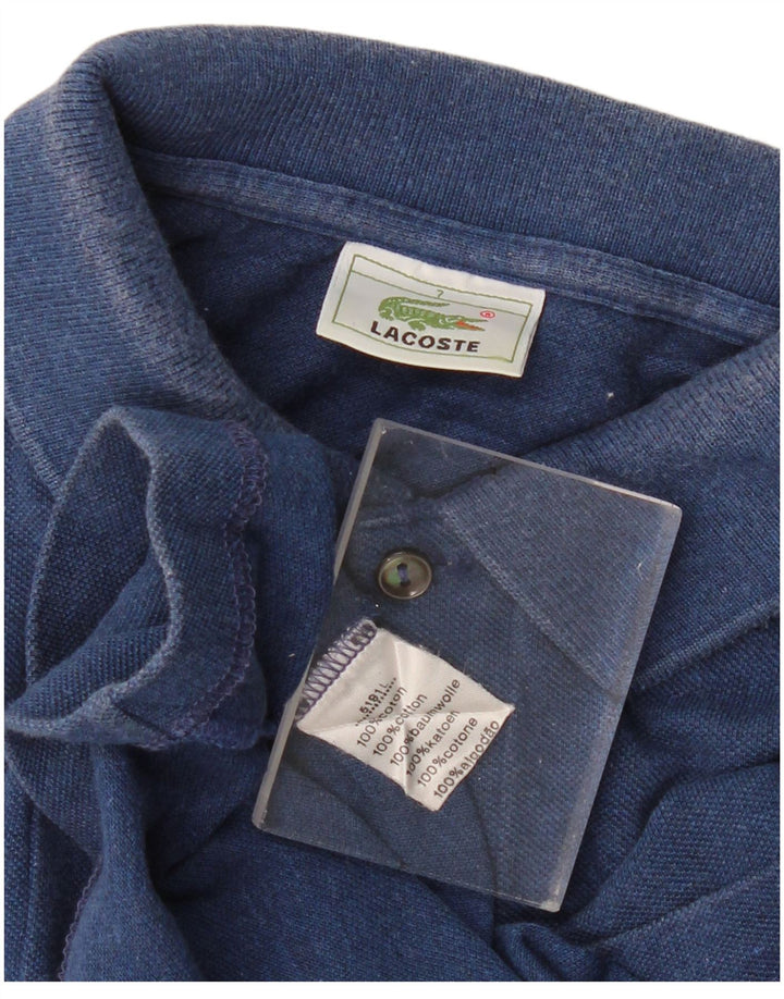 Ανδρικό πουκάμισο Polo Lacoste Νούμερο 7 2XL Navy Blue Βαμβακερό