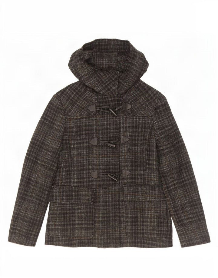Γυναικείο μπουφάν Benetton με κουκούλα Duffle IT 42 Ακρυλικό μεσαίου γκρι