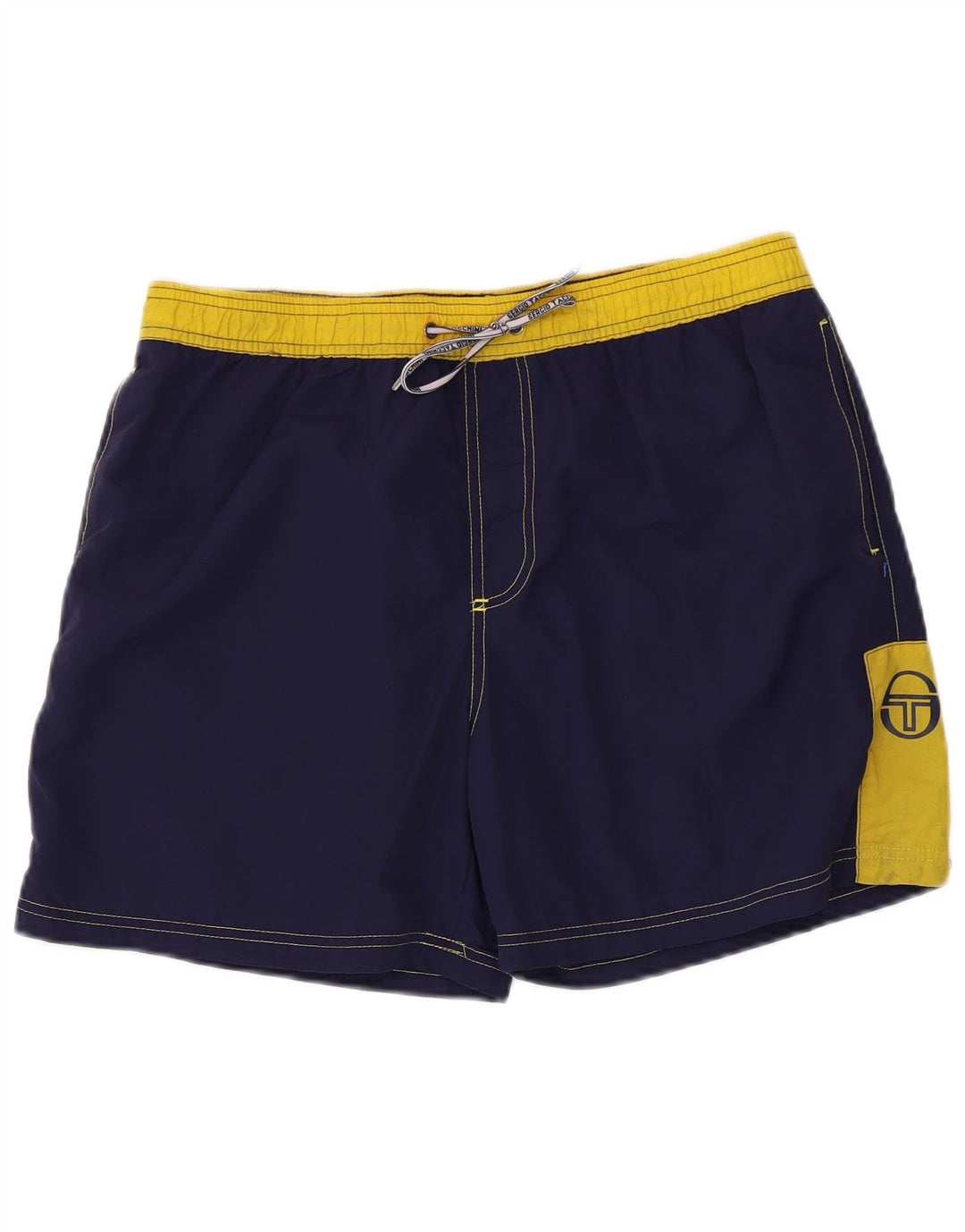 Ανδρικό σορτς κολύμβησης Sergio Tacchini XL Navy Blue Colorblock Polyamide