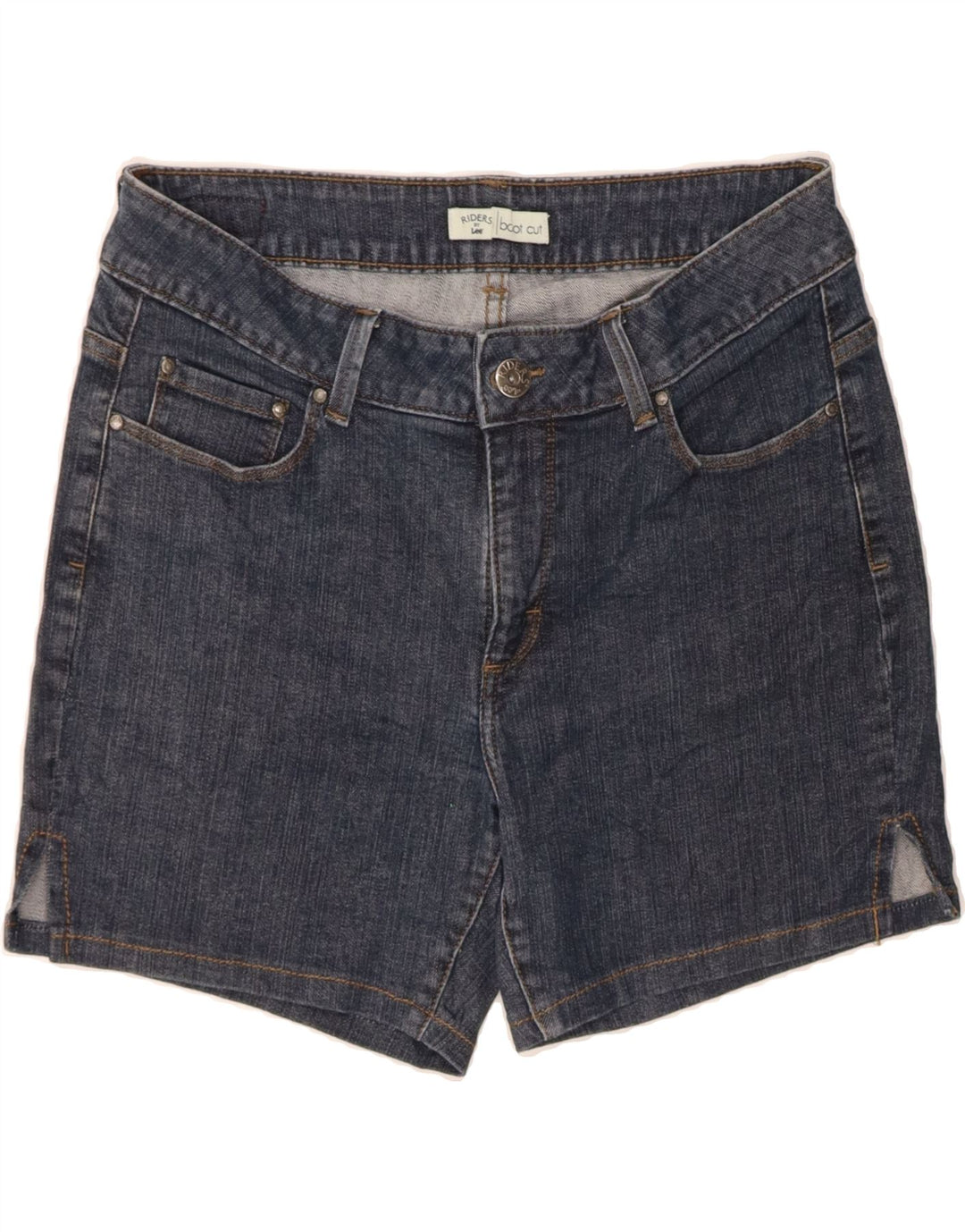 LEE Womens Riders Denim Shorts W32 Large Navy Blue Cotton Vintage Lee and Second-Hand Lee from Messina Hembry 