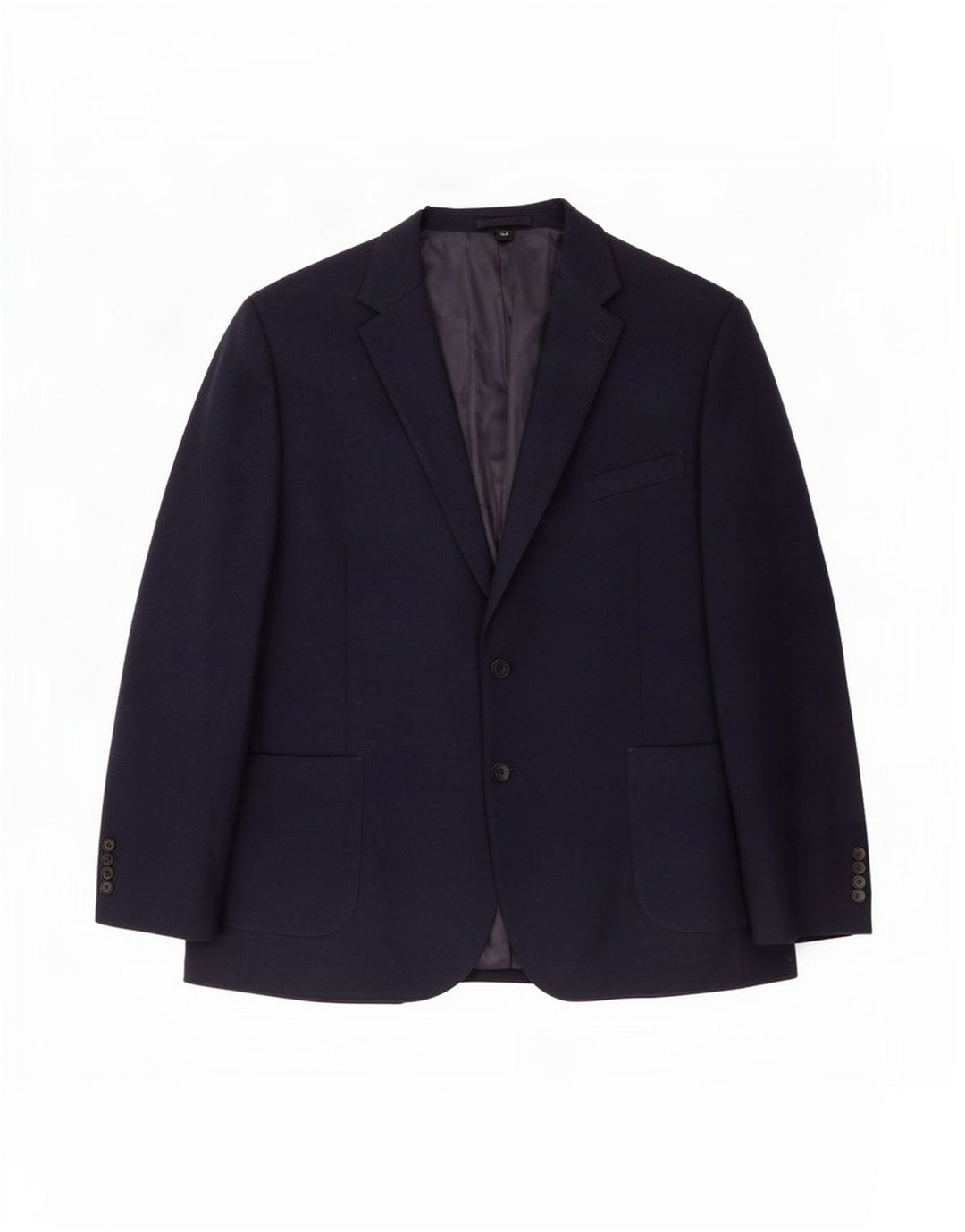 Marks & Spencer Ανδρικό μπλέιζερ με 2 κουμπιά μπουφάν UK 50 5XL Navy Blue Polyamide