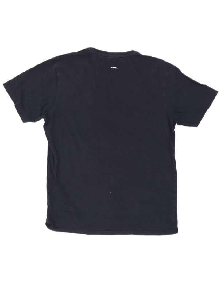 Ανδρικό γραφικό T-Shirt Πάγκος XL Navy Blue