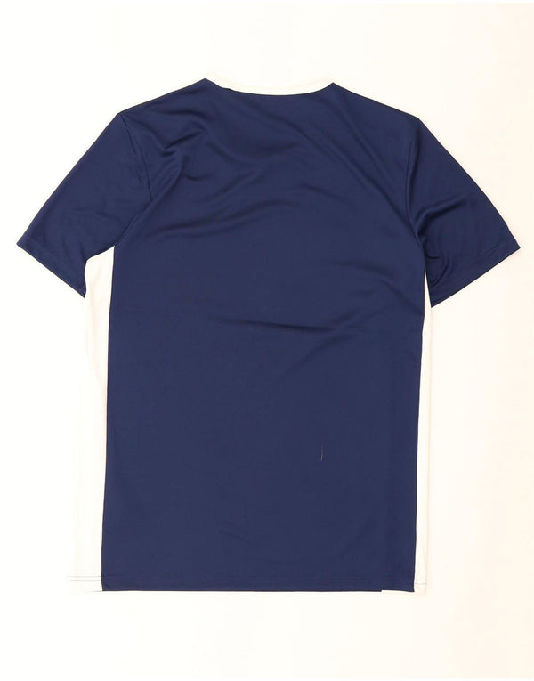 Adidas Ανδρικό T-Shirt Aeroready Top Medium Navy Blue Colorblock Πολυεστέρας