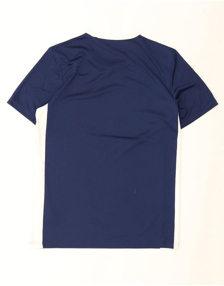 Adidas Ανδρικό T-Shirt Aeroready Top Medium Navy Blue Colorblock Πολυεστέρας