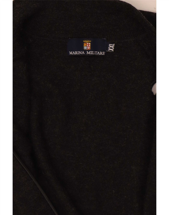 Ανδρικό πουλόβερ ζακέτα Marina Militare 2XL Γκρι