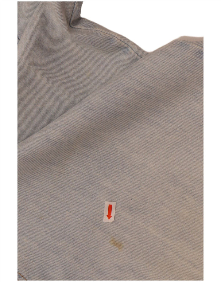 Zara Γυναικείο Τζιν Playsuit UK 16 μεγάλο μπλε βαμβακερό