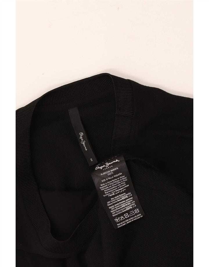 Γυναικείο γιλέκο PEPE Jeans Top UK 10 Small Black Viscose
