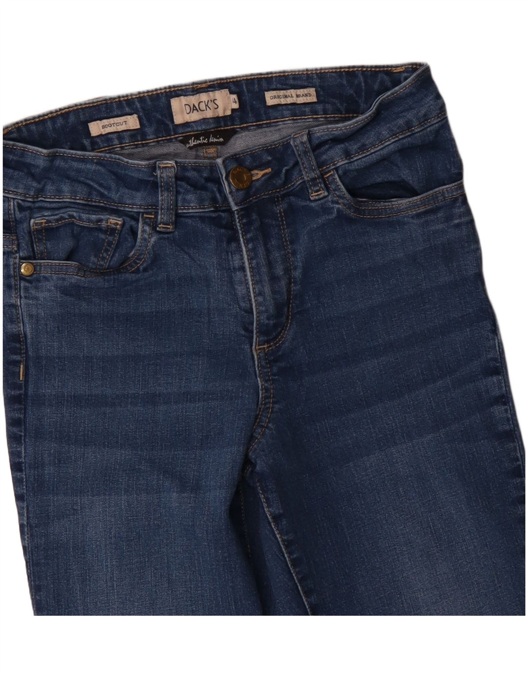 Dack's γυναικείο τζιν μποτάκι IT 44 Medium W28 L30 Μπλε βαμβακερό