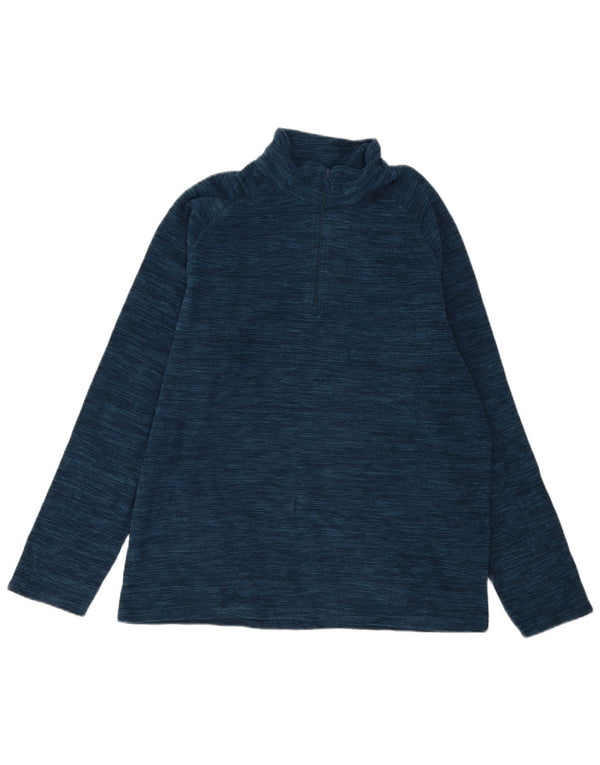 Ανδρική αποθήκη Mountain Warehouse με φερμουάρ Fleece Jumper Large Navy Blue Flecked