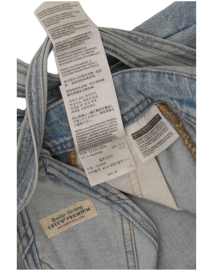 Γυναικείο τζιν σορτς Levi's Dungarees Small W35 μπλε βαμβακερό