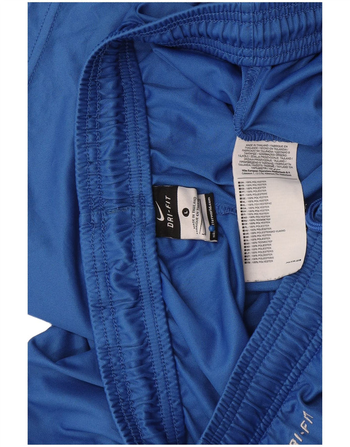 Ανδρικό αθλητικό σορτς Nike Dri Fit με μεγάλο μπλε πολυεστέρα