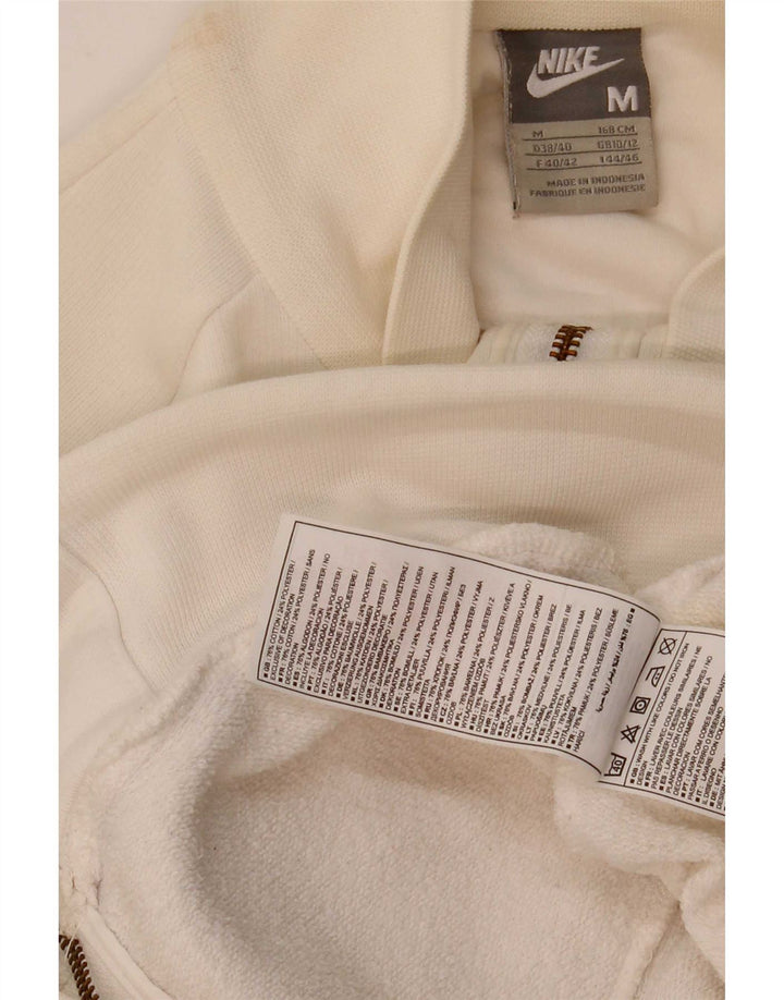 Γυναικεία φόρμα Nike Top Jacket UK 10/12 Μεσαίο λευκό βαμβακερό