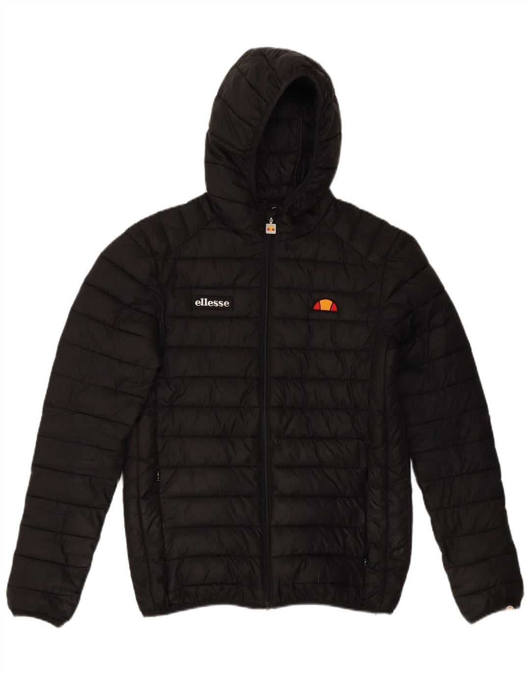 ELLESSE Ανδρικό μπουφάν με κουκούλα UK 34 XS Μαύρο Πολυεστέρας