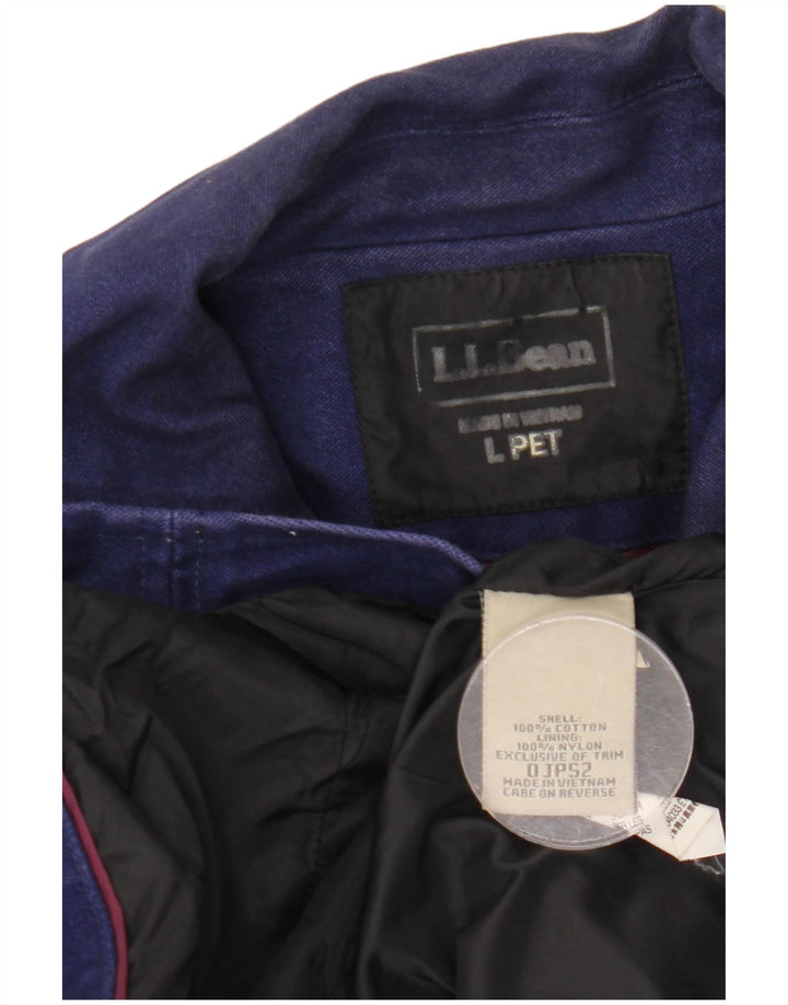 L.L.Bean Γυναικείο τζιν τζιν με 5 κουμπιά σακάκι UK 16 μεγάλο Navy Blue