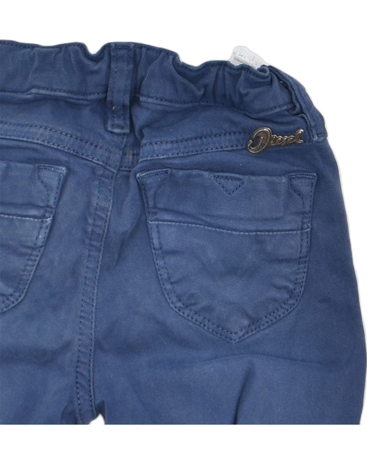 DIESEL Girls Straight Jeans 4-5 Years Blue Cotton