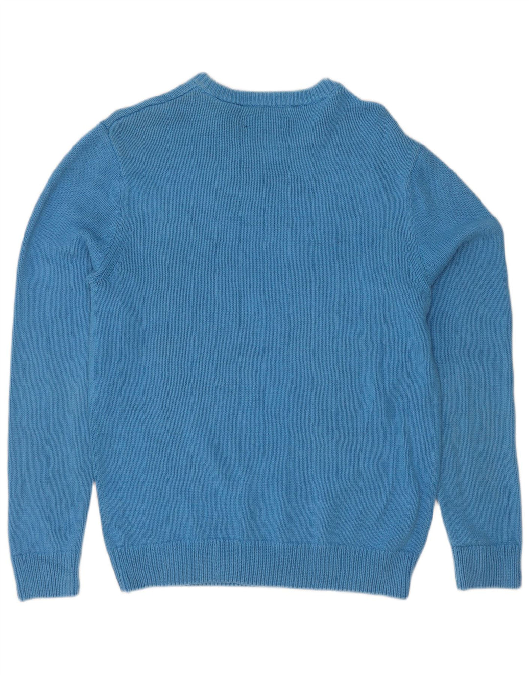 Ανδρικό πουλόβερ Chaps Boat Neck Jumper Μικρό Μπλε Βαμβακερό