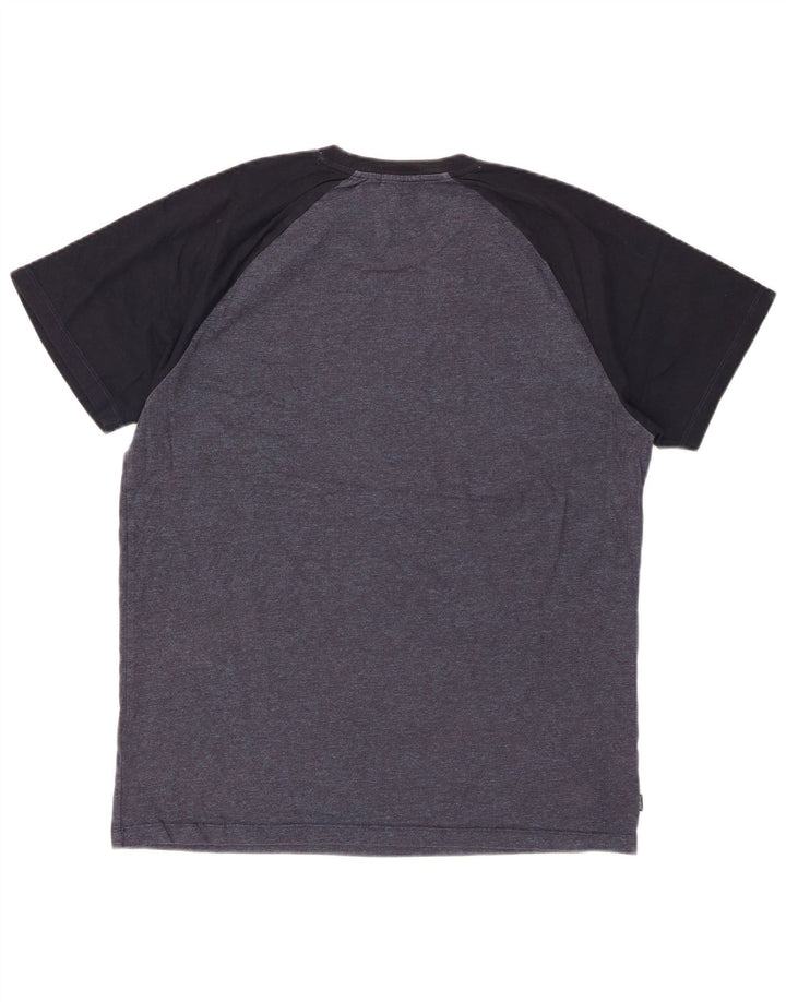 Ανδρικό T-Shirt SUPERDRY Top 2XL Navy Blue Colorblock Βαμβακερό