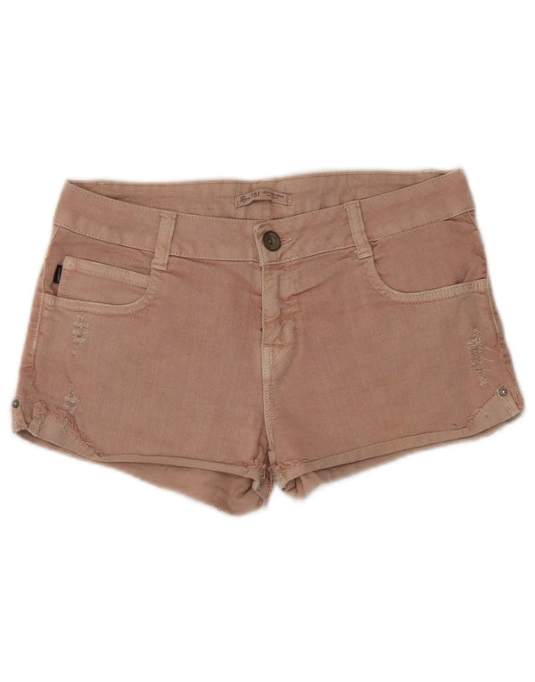 Zara Γυναικείο τζιν σορτς Trafaluc EU 38 Small W28 Ροζ βαμβακερό